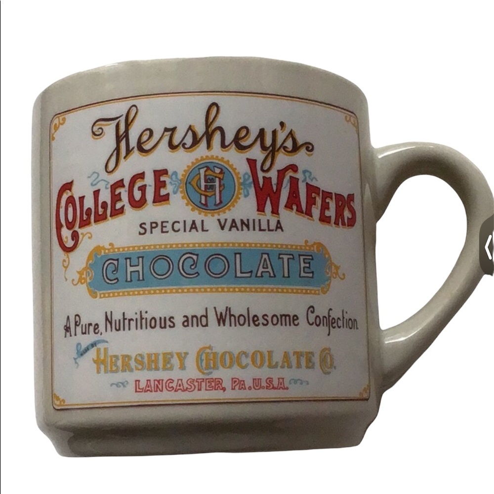 Hershey’s‎ Chocolate College Wafers Confection Vintage Reproduction Souvenir Mug
